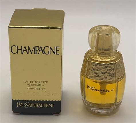 champagne yves saint laurent miniature|yves saint laurent champagne notes.